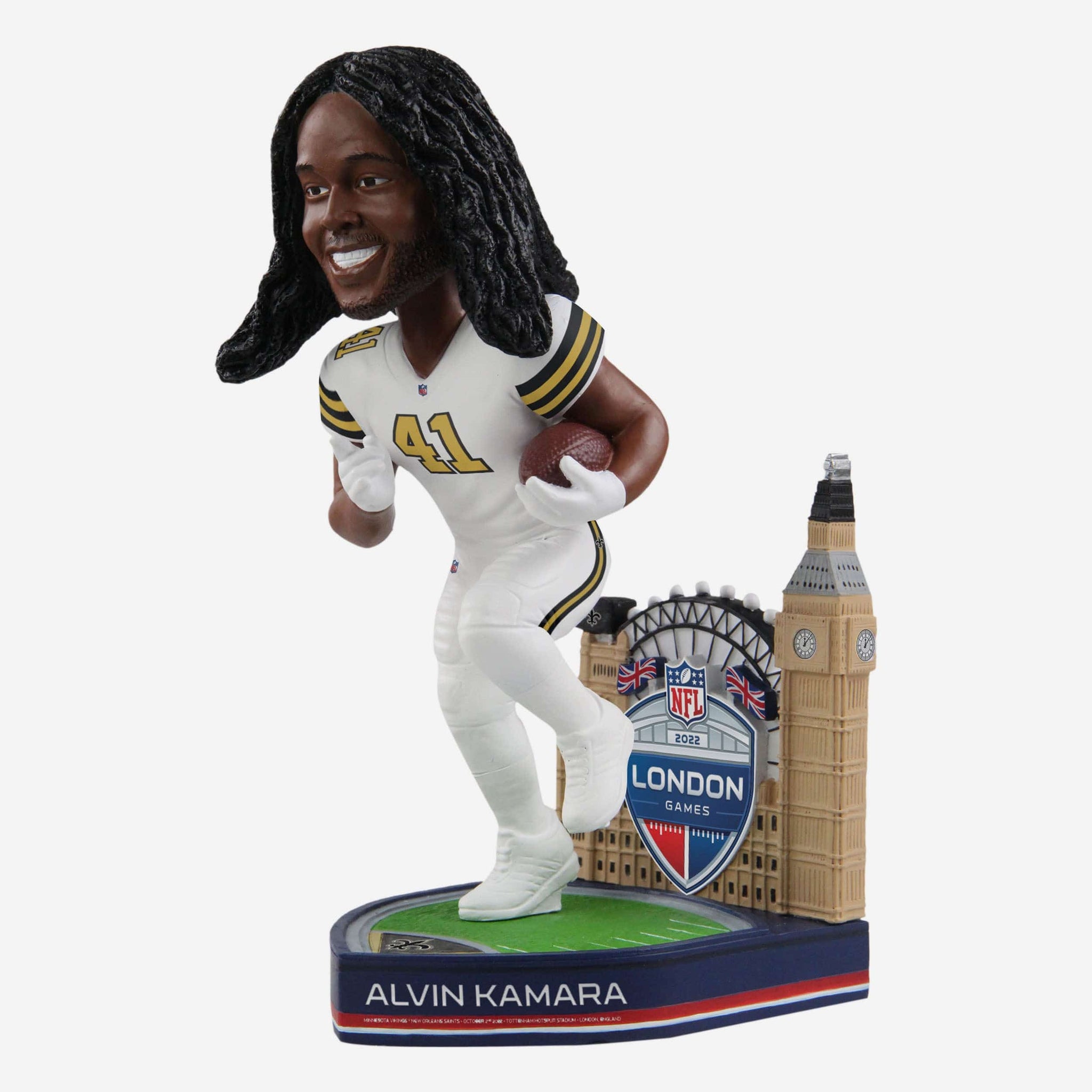 : Alvin Kamara New Orleans Saints Name and Number Bobblehead NFL  : Sports & Outdoors