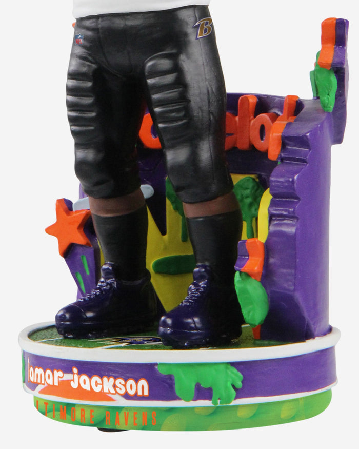 Lamar Jackson Baltimore Ravens 2022 Nickelodeon NVP Bobblehead FOCO - FOCO.com