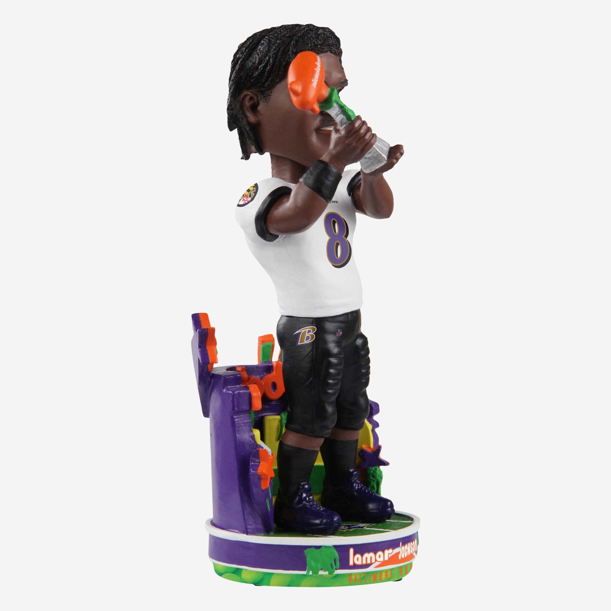 Baltimore Ravens Lamar Jackson Color Rush Bobblehead