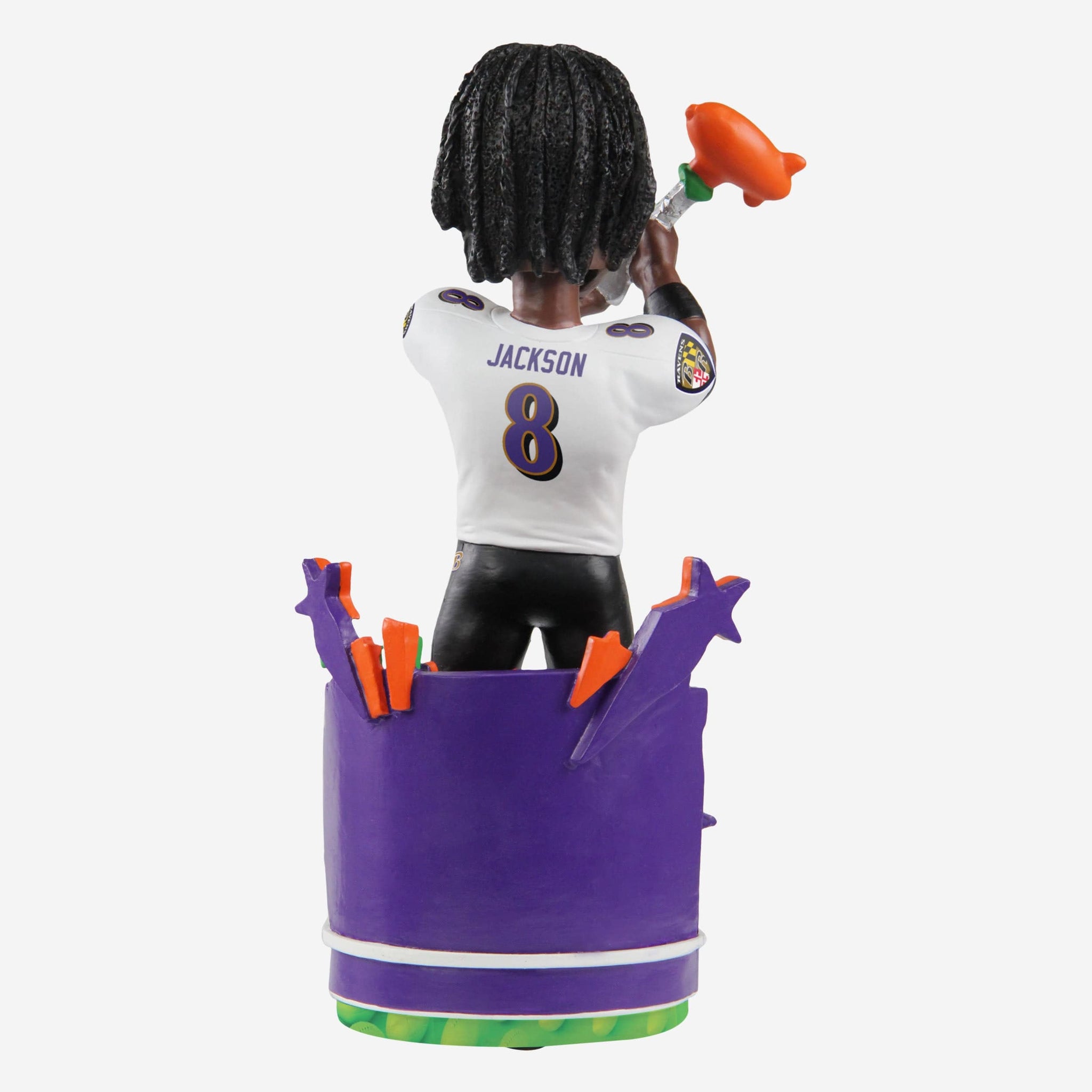 Lamar Jackson Baltimore Ravens Ratings Card Bobblehead Officially Licensed by NFL