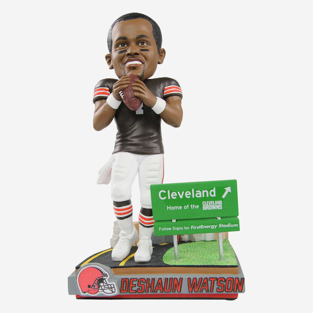 Deshaun Watson Cleveland Browns Next Stop Bobblehead FOCO - FOCO.com