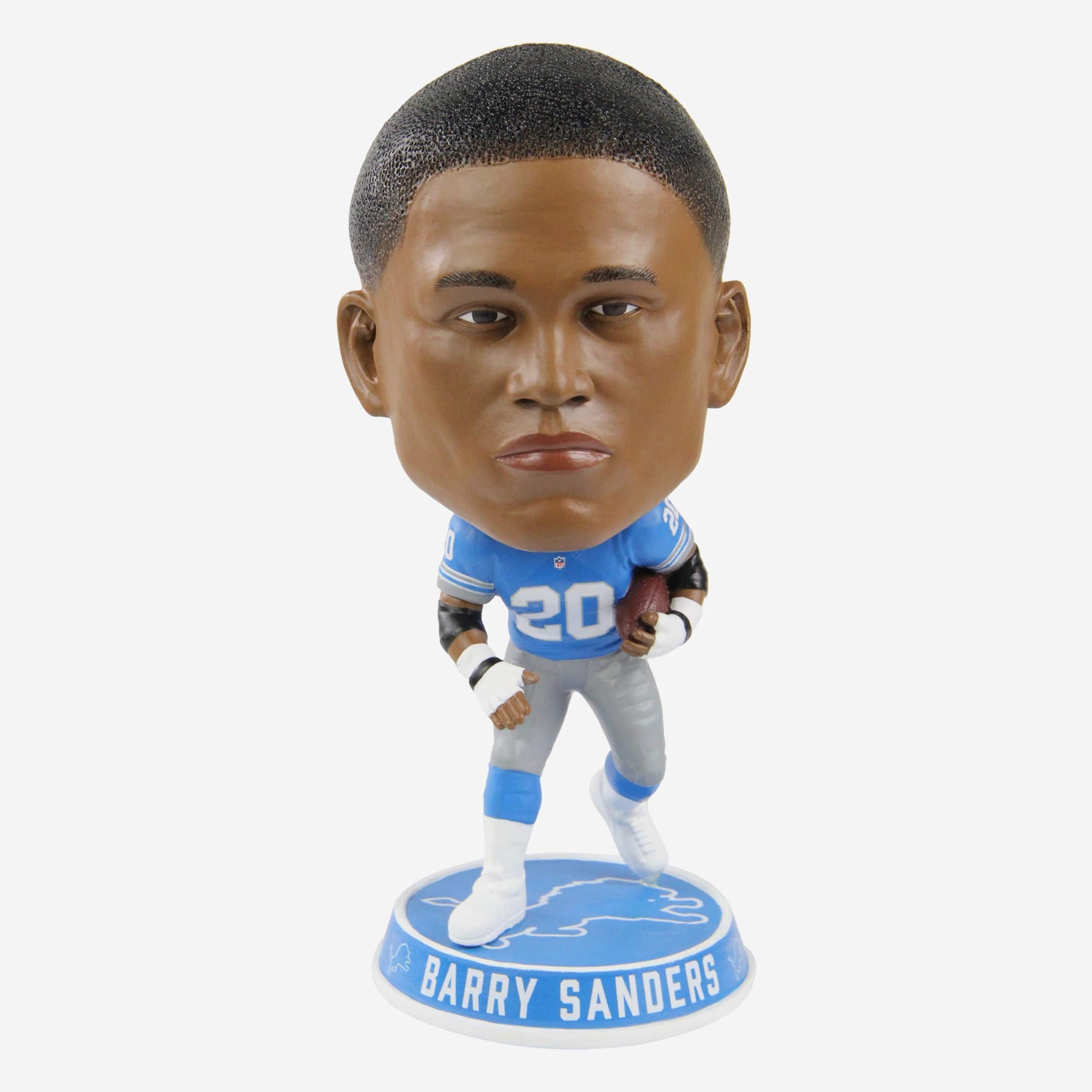 Barry Sanders (Detroit Lions) (White Jersey) NFL 7 Posed Figure