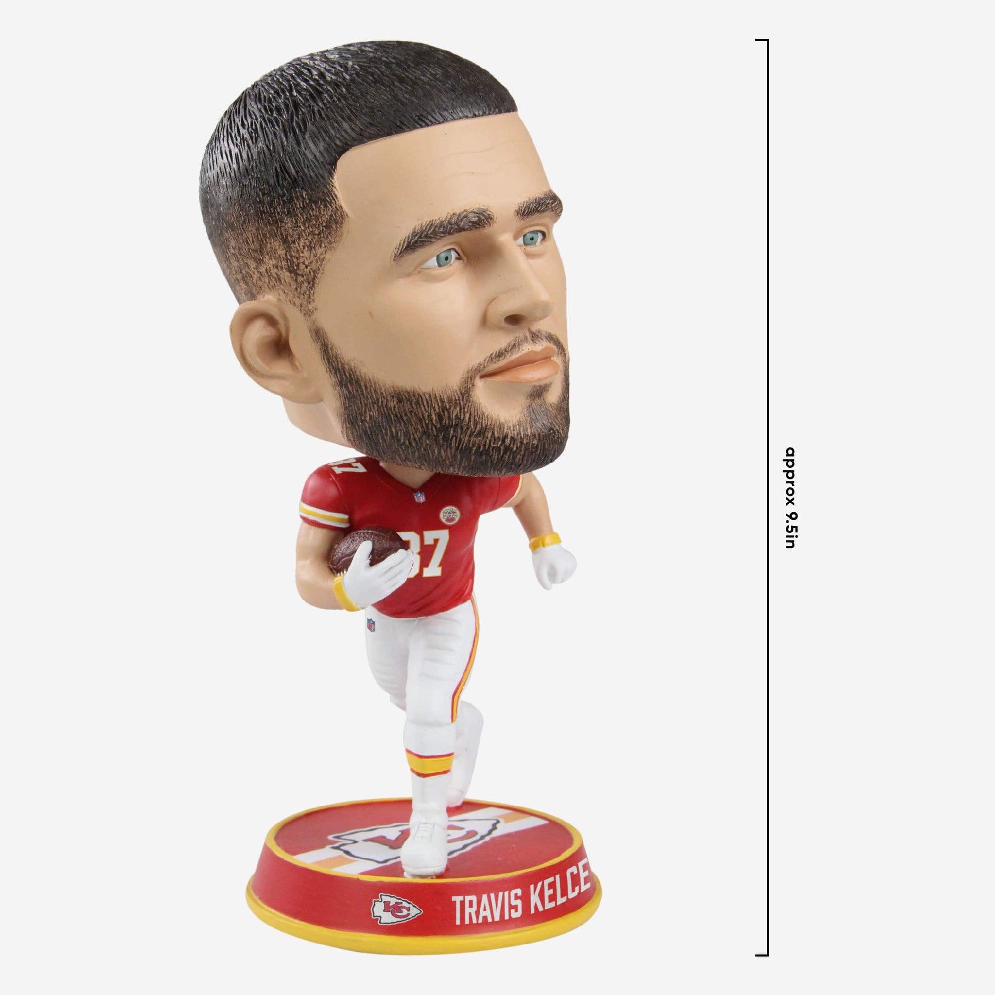 Travis Kelce Kansas City Chiefs Super Bowl LVII Outfit Bobblehead FOCO