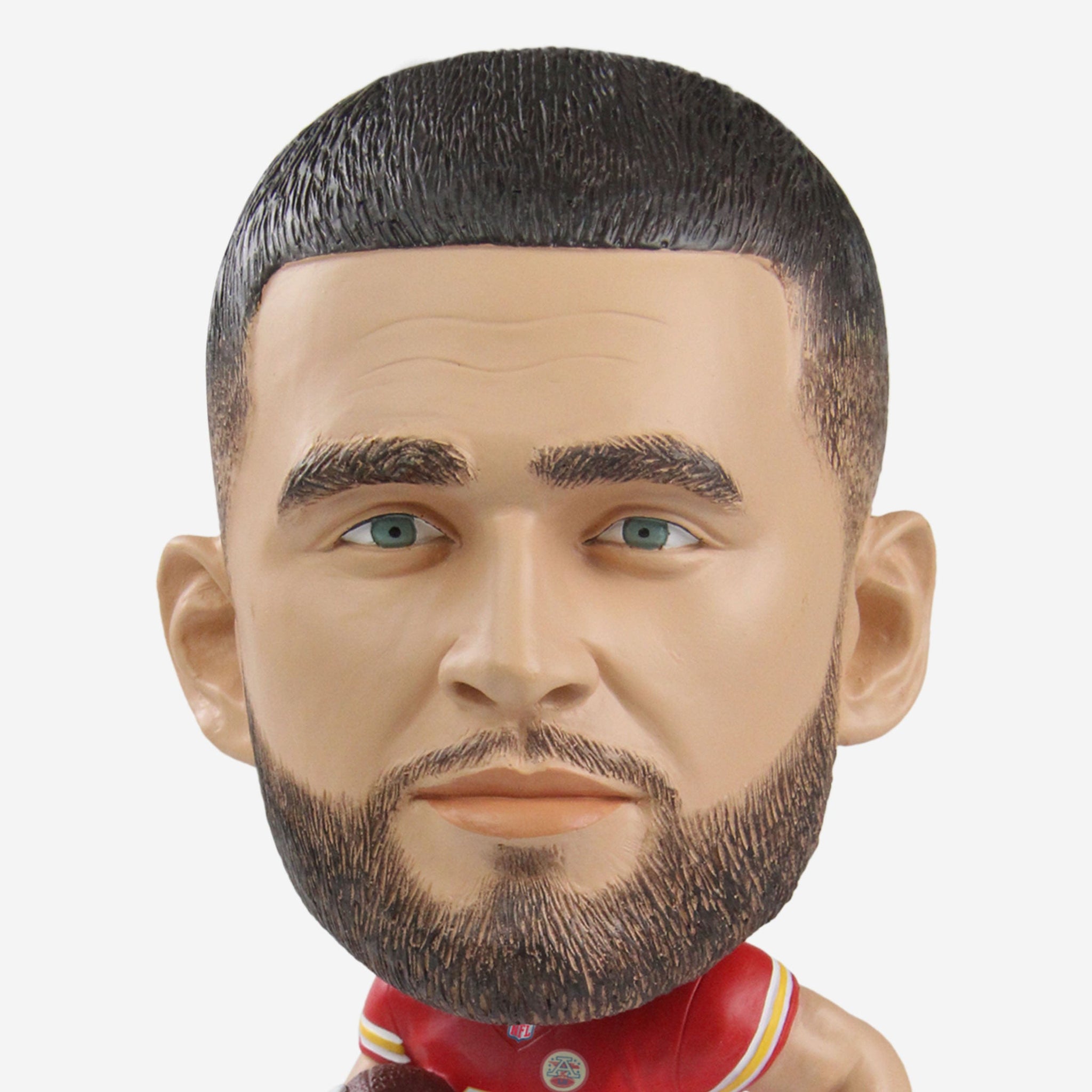 Travis Kelce Kansas City Chiefs Super Bowl LVII Outfit Bobblehead FOCO