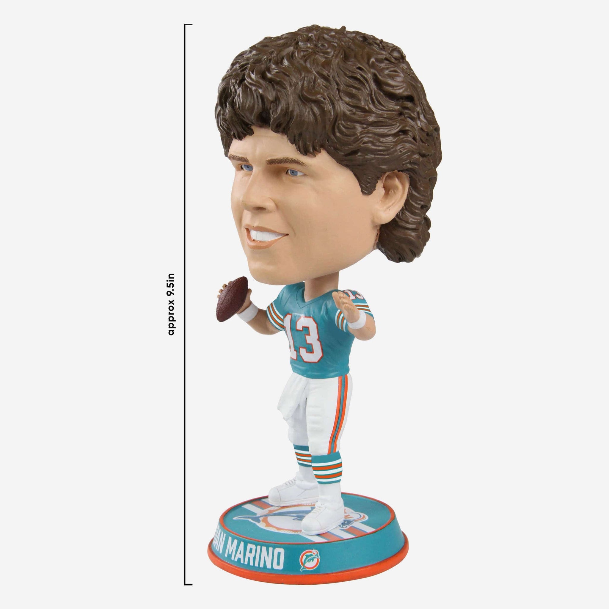 Miami Dolphins Flipper Sitting Mascot Bobblehead