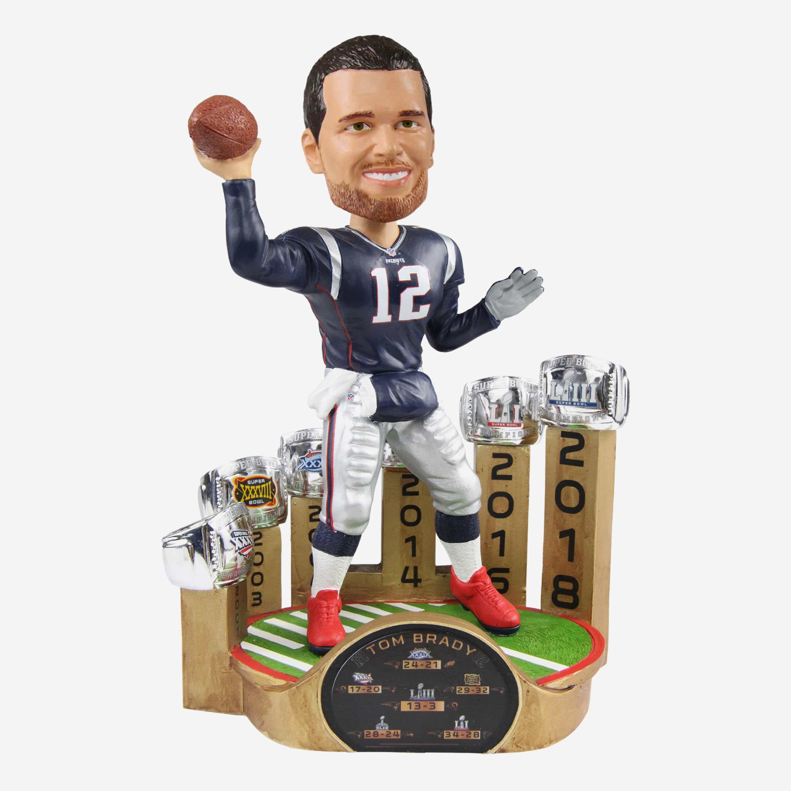 Tom Brady Patriots Super Bowl Ring Shadowbox - CharityStars