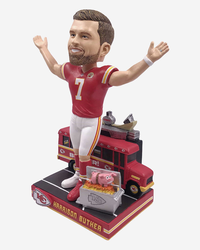 Harrison Butker Kansas City Chiefs Ambassador BBQ Tailgate Bobblehead FOCO - FOCO.com