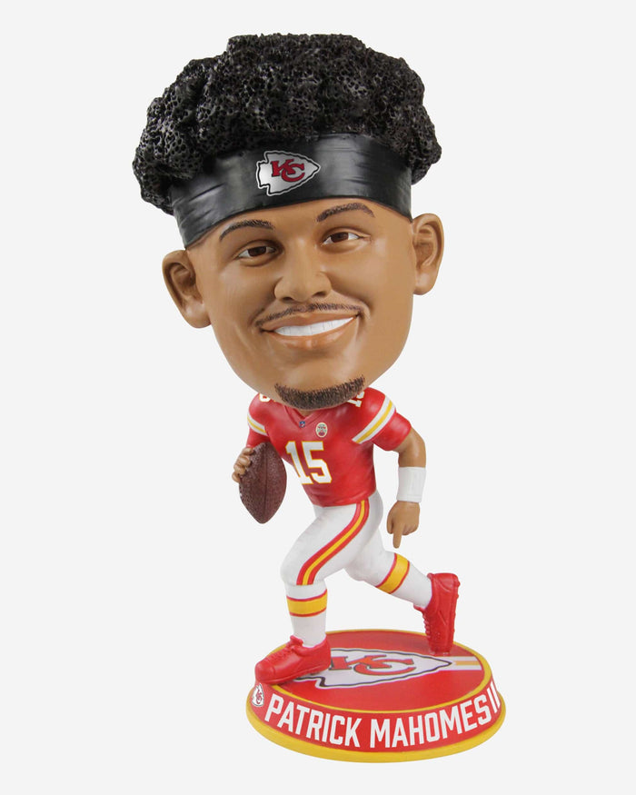 Patrick Mahomes Kansas City Chiefs Action Pose Bighead Bobblehead FOCO - FOCO.com