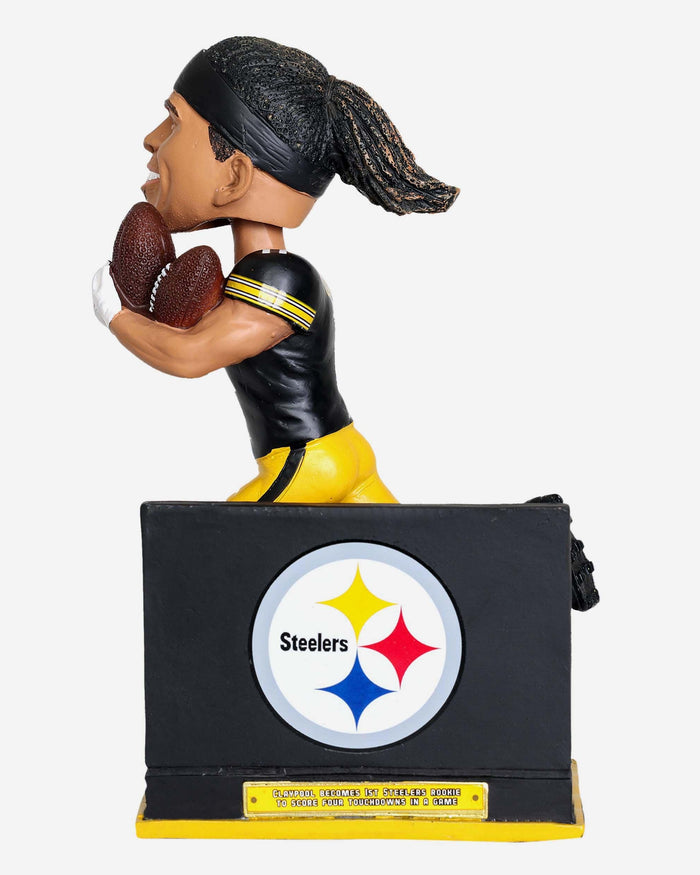 Chase Claypool Pittsburgh Steelers Four Touchdown Game Bobblehead FOCO - FOCO.com