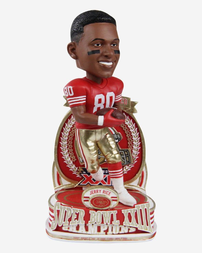 Jerry Rice San Francisco 49ers Super Bowl XXIII Champions Commemorativ FOCO