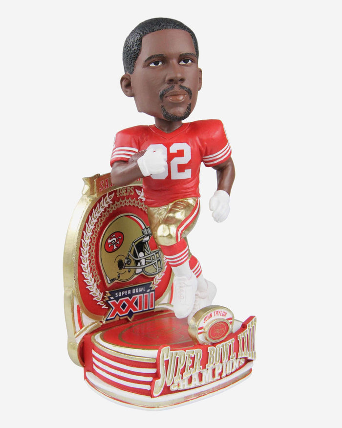 John Taylor San Francisco 49ers Super Bowl XXIII Champions Commemorative Bobblehead FOCO - FOCO.com