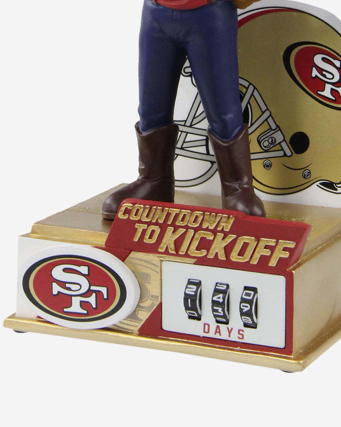 Sourdough Sam San Francisco 49ers Countdown To Kickoff Mascot Bobblehead FOCO - FOCO.com