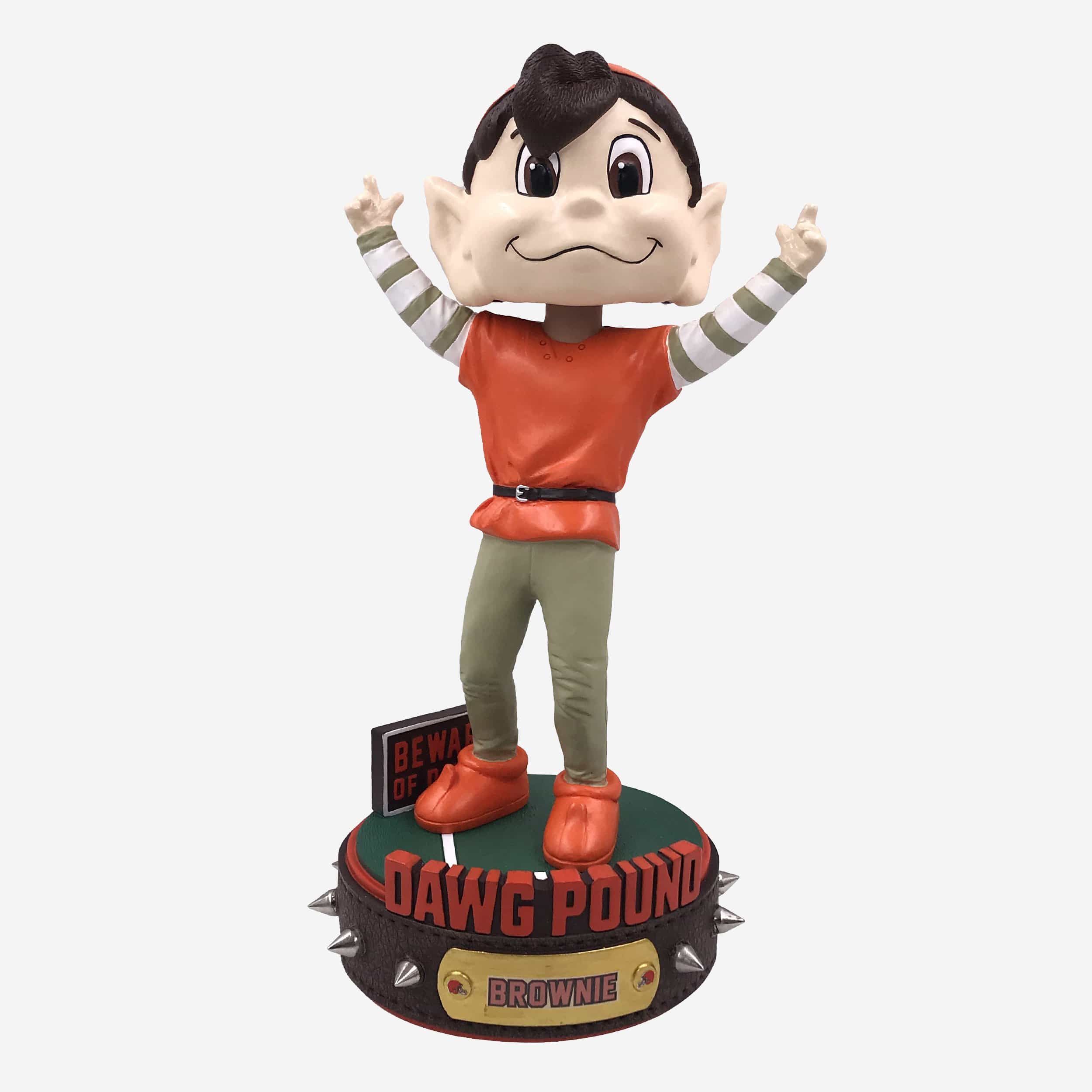 Cleveland Browns painted an angry 'Brownie the Elf' logo at