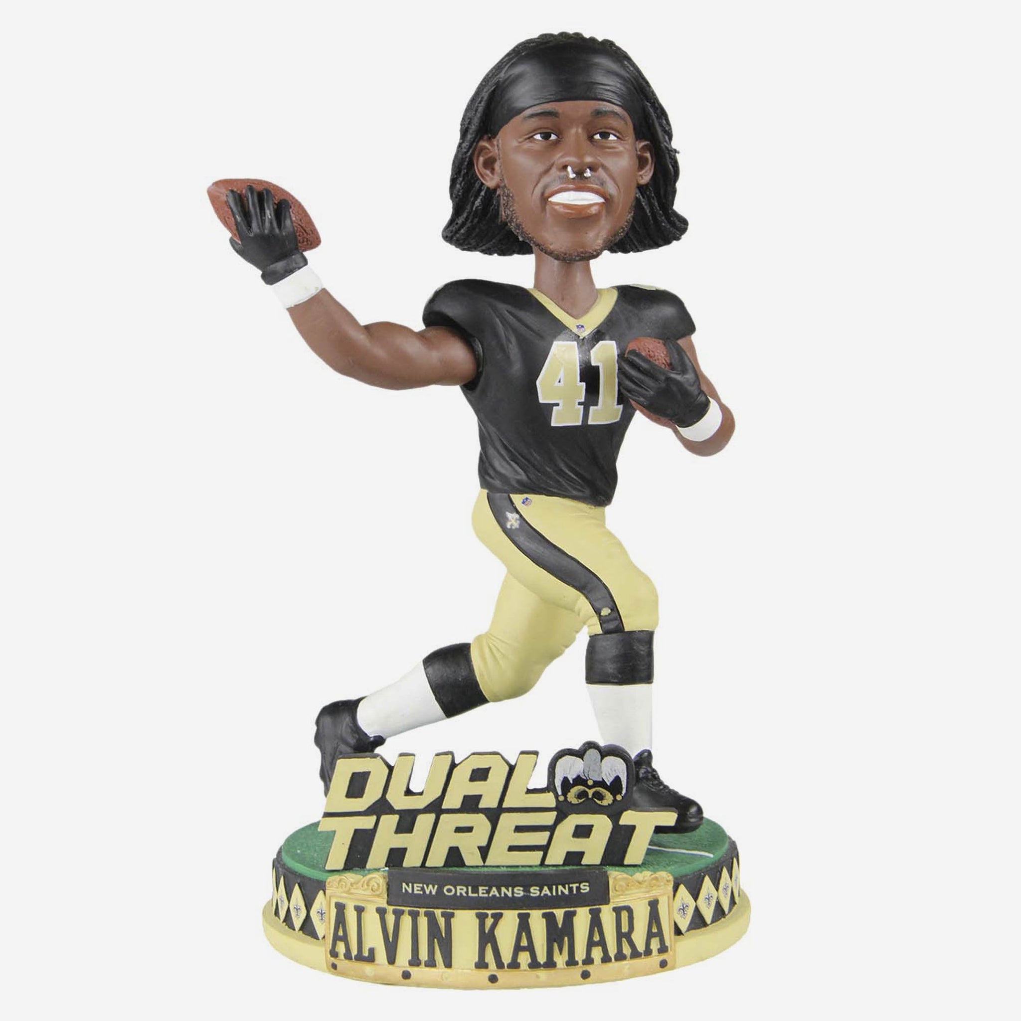 Alvin Kamara New Orleans Saints Dual Threat Bobblehead FOCO