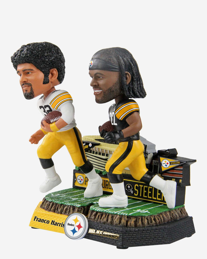 Franco Harris & Najee Harris Pittsburgh Steelers Then And Now Bobblehead FOCO - FOCO.com