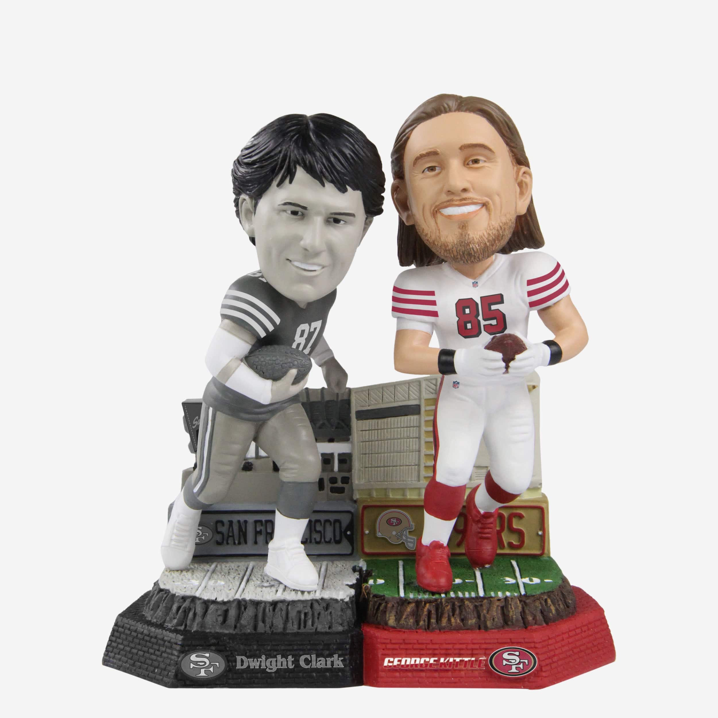  Dwight Clark The Catch (San Francisco 49ers)CLARKtoys  Exclusive Bobblehead 360 : FOCO: Sports & Outdoors