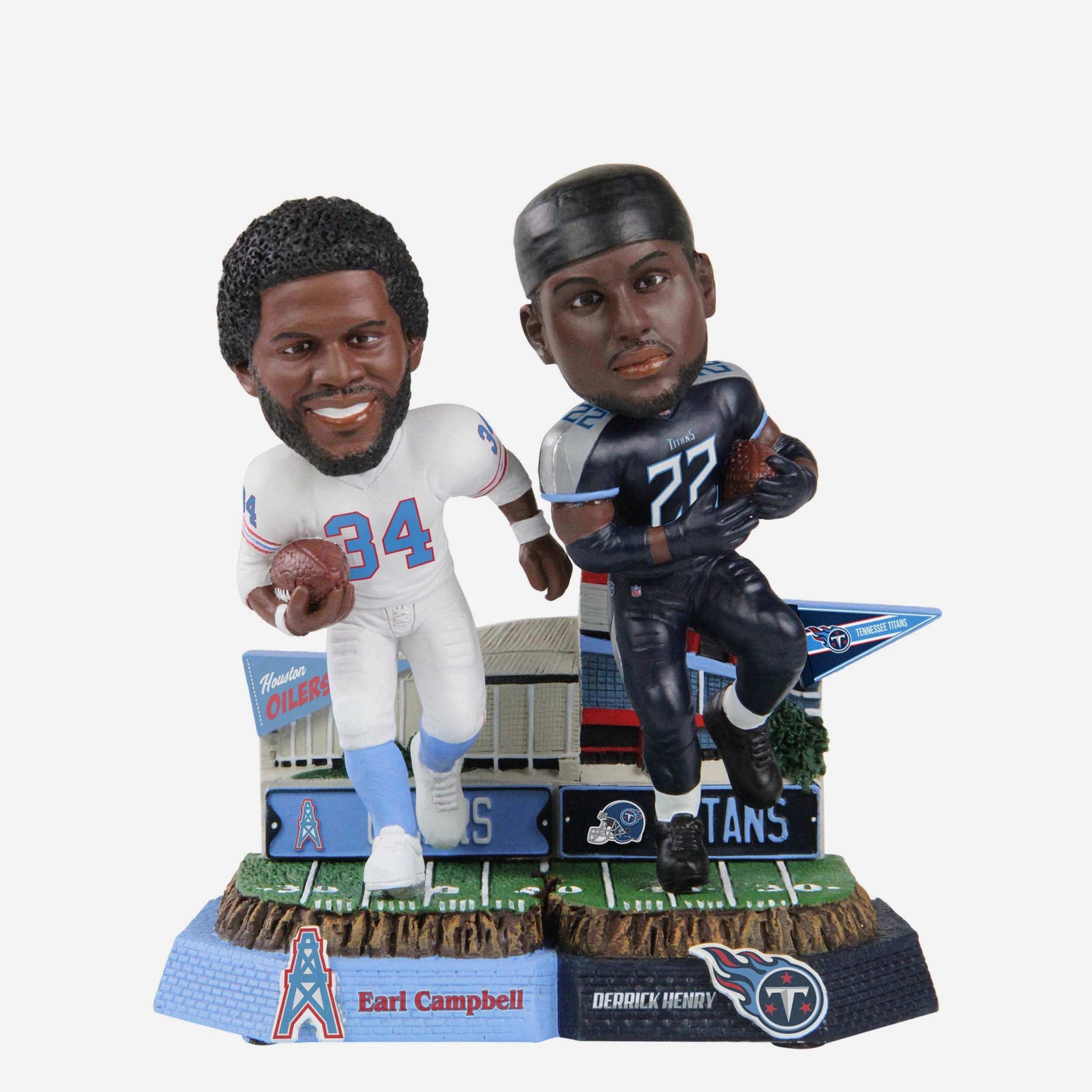 Tennessee Titans Earl Campbell Blue Oilers Throwback Limited