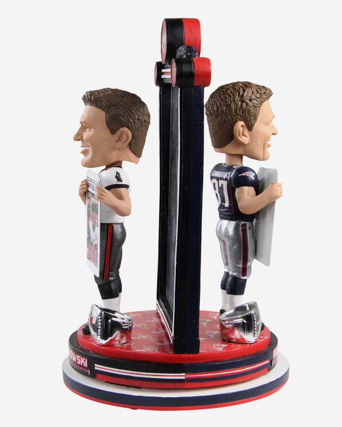 Rob Gronkowski Tampa Bay Buccaneers & New England Patriots Dual Spinning Bobblehead FOCO - FOCO.com