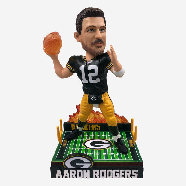 AARON RODGERS Green Bay buy Packers Framed Jersey Bobblehead with box Foco numbered