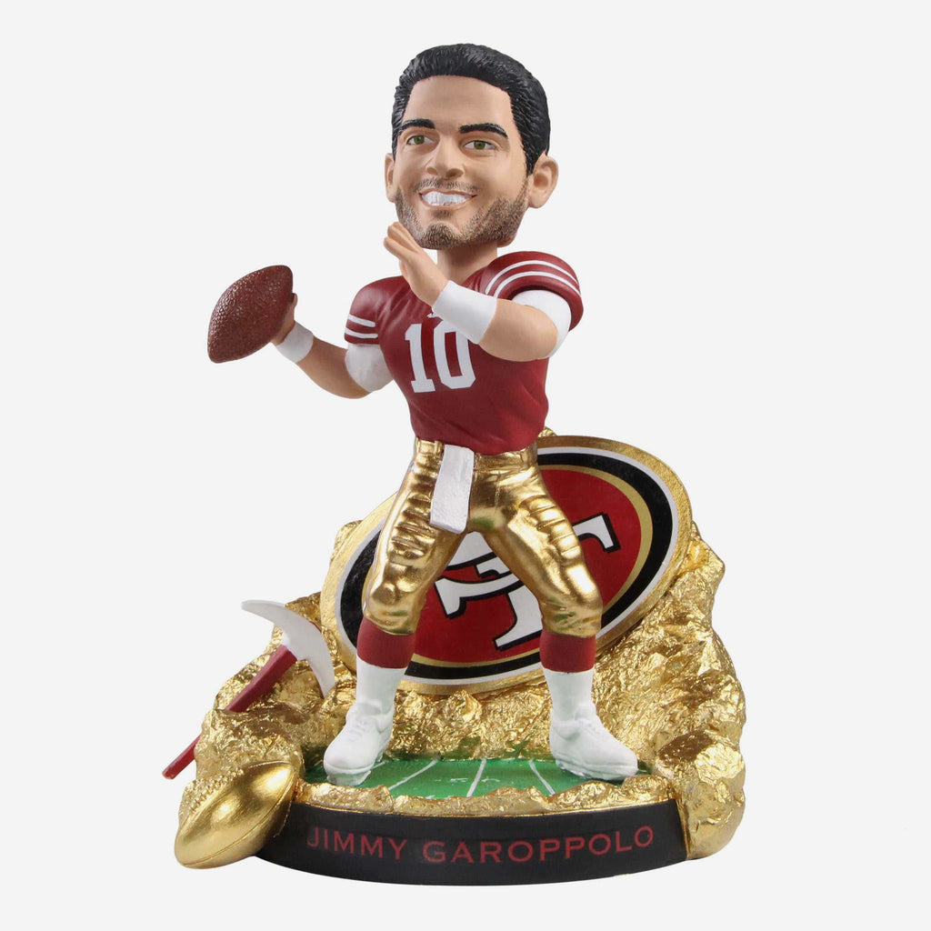 Jimmy Garoppolo San Francisco 49ers Gold Rush Bobblehead FOCO - FOCO.com