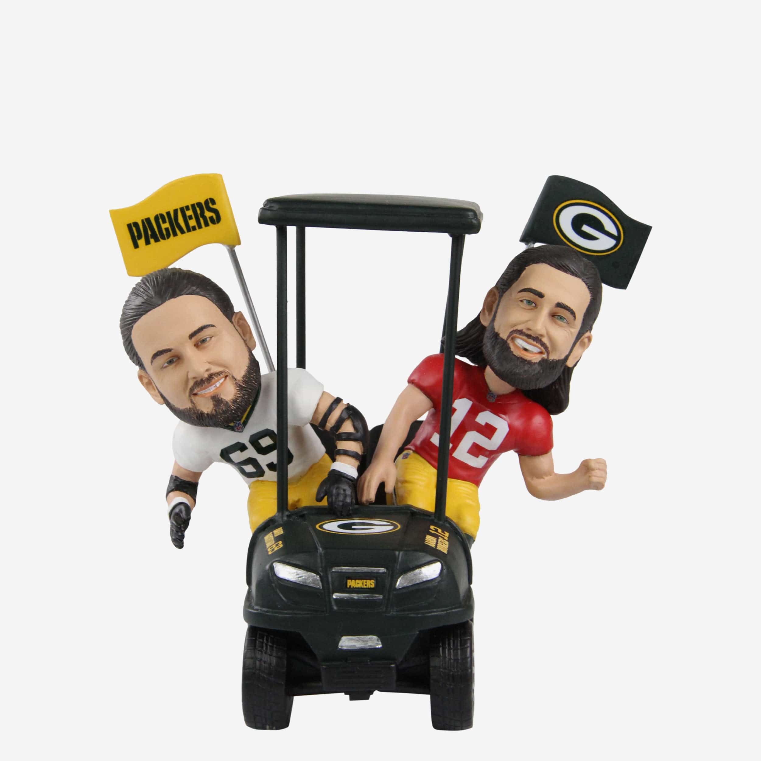 Packers star David Bakhtiari gifts Aaron Rodgers custom golf cart