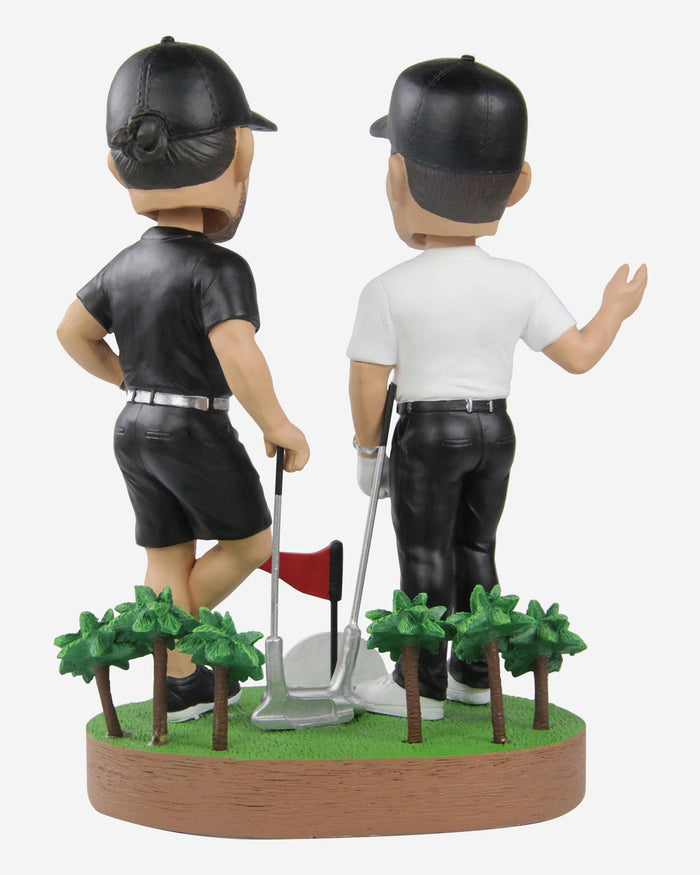 Tom Brady & Aaron Rodgers Golf Dual Bobblehead FOCO - FOCO.com