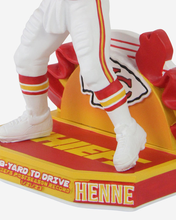 Chad Henne Kansas City Chiefs Franchise Longest Ever Playoff Touchdown Drive Bobblehead FOCO - FOCO.com