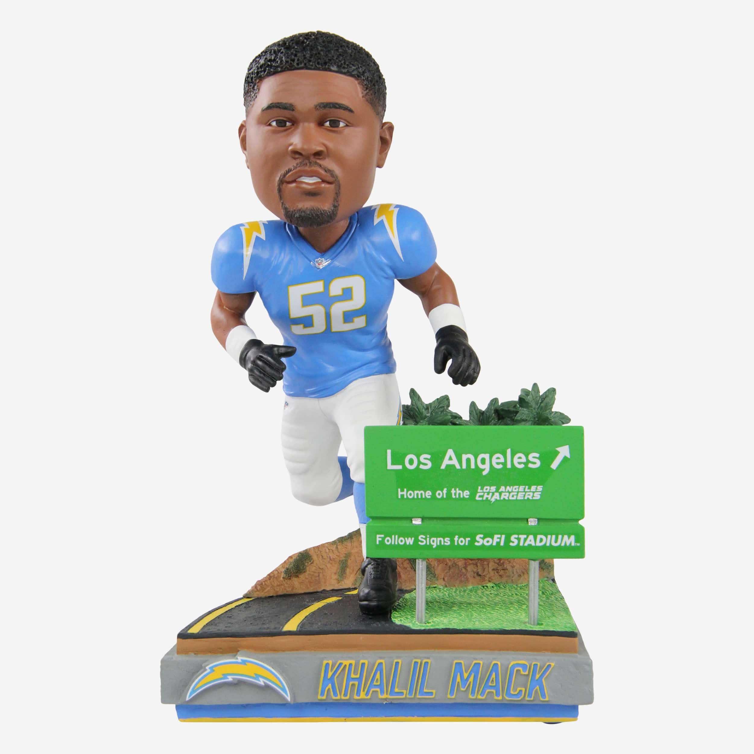 : Khalil Mack Chicago Bears Removable Helmet Bobblehead NFL :  Sports & Outdoors