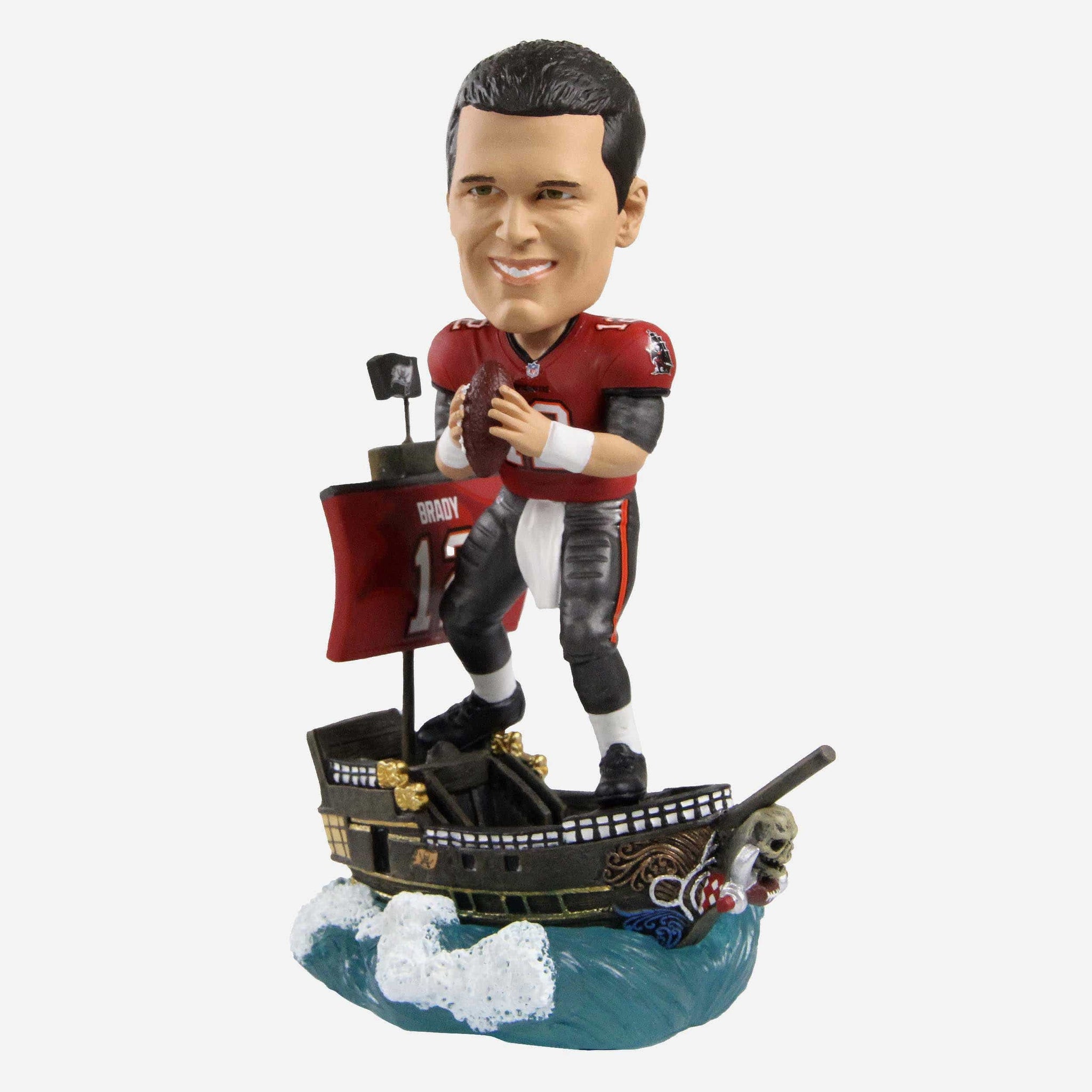 Tom Brady Tampa Bay Buccaneers & New England Patriots Dual Spinning Bo FOCO