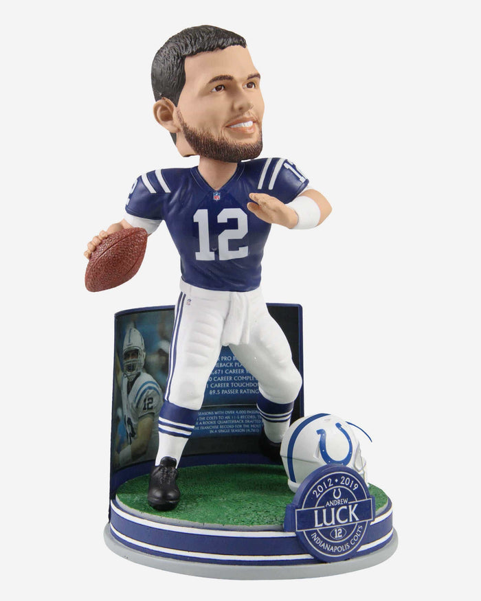 Andrew Luck Indianapolis Colts Retirement Bobblehead FOCO - FOCO.com