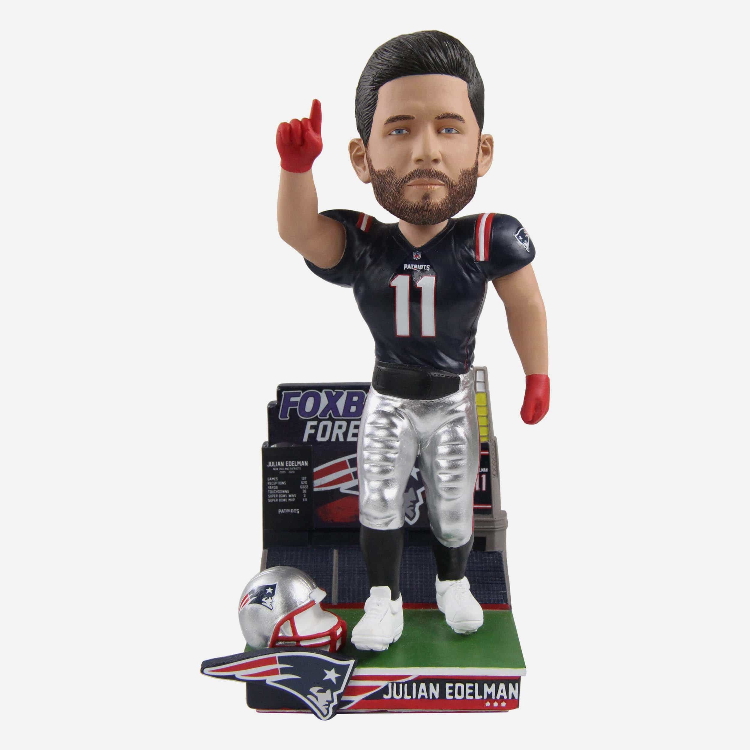 Julian Edelman Super Bowl LI custom McFarlane figure New England Patriots  Champs