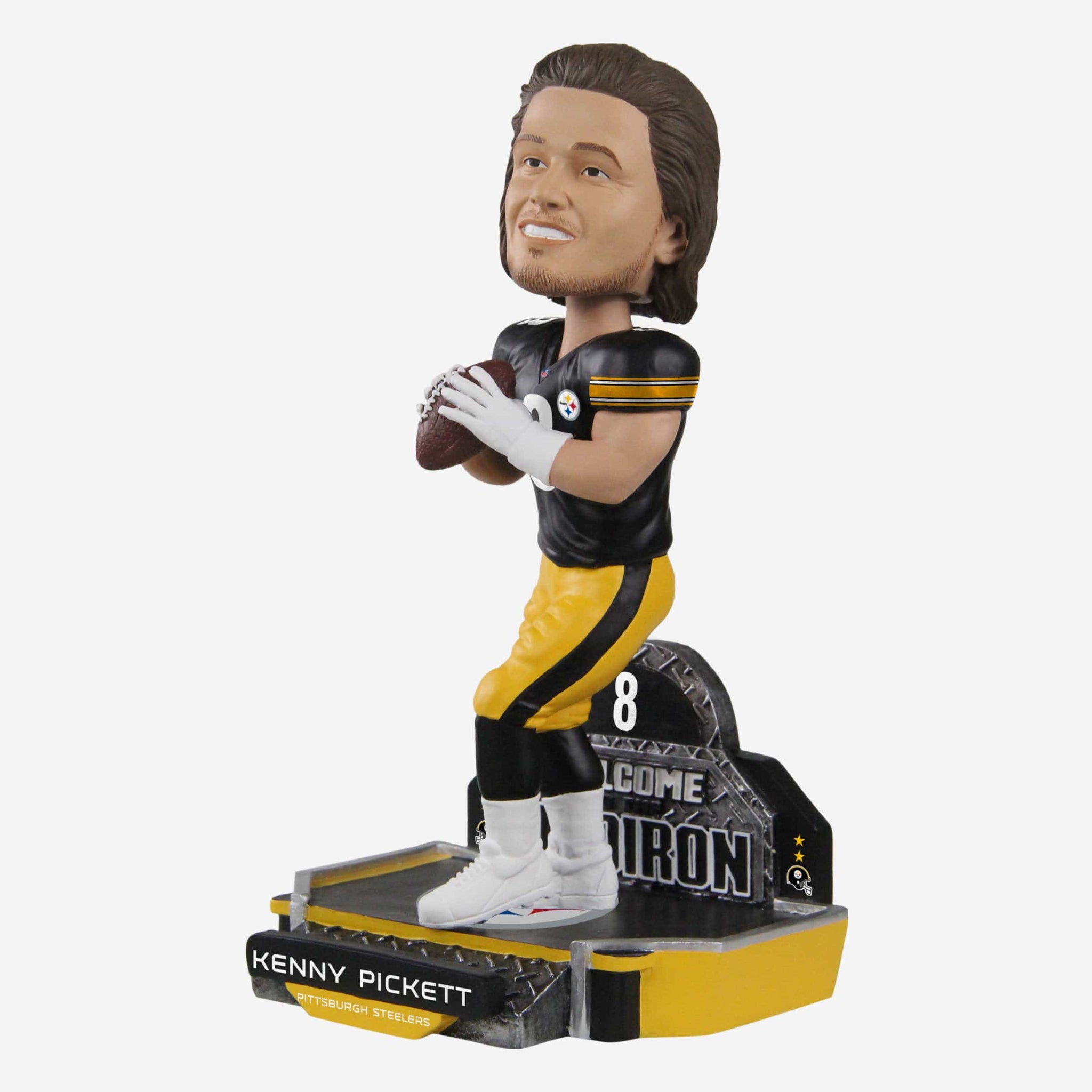 Kenny Pickett (Pittsburgh Steelers) w/Hat CLARKtoys NFL Exclusive Bobblehead  #/360 (PRE-ORDER Ships November) - CLARKtoys