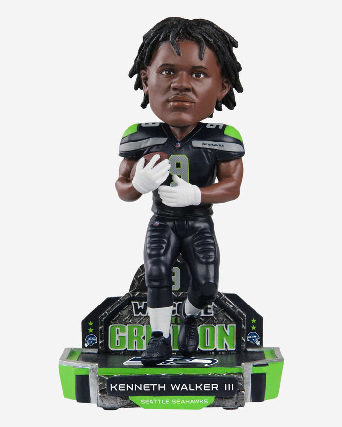 Kenneth Walker III Seattle Seahawks NFL 2022 Rookie Series Bobblehead FOCO - FOCO.com