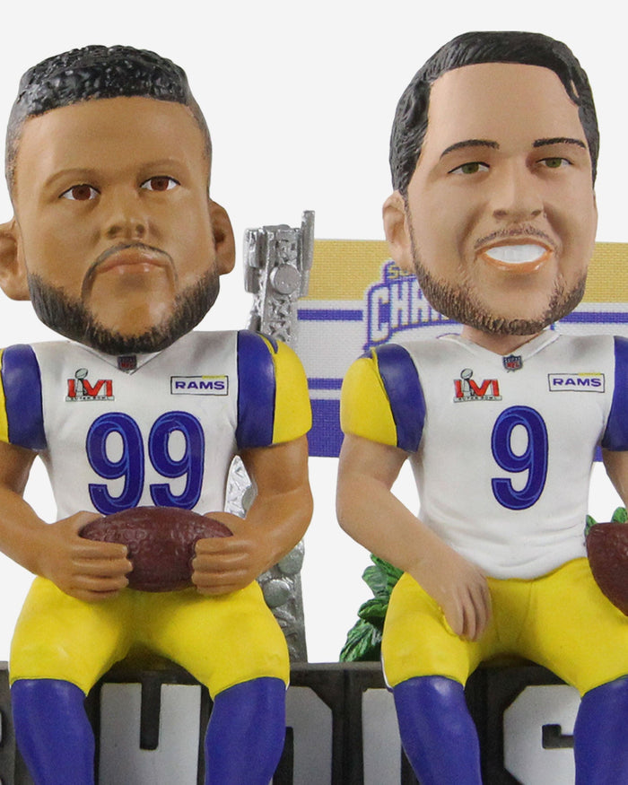 Los Angeles Rams Rams House Mini Bobblehead Scene FOCO - FOCO.com