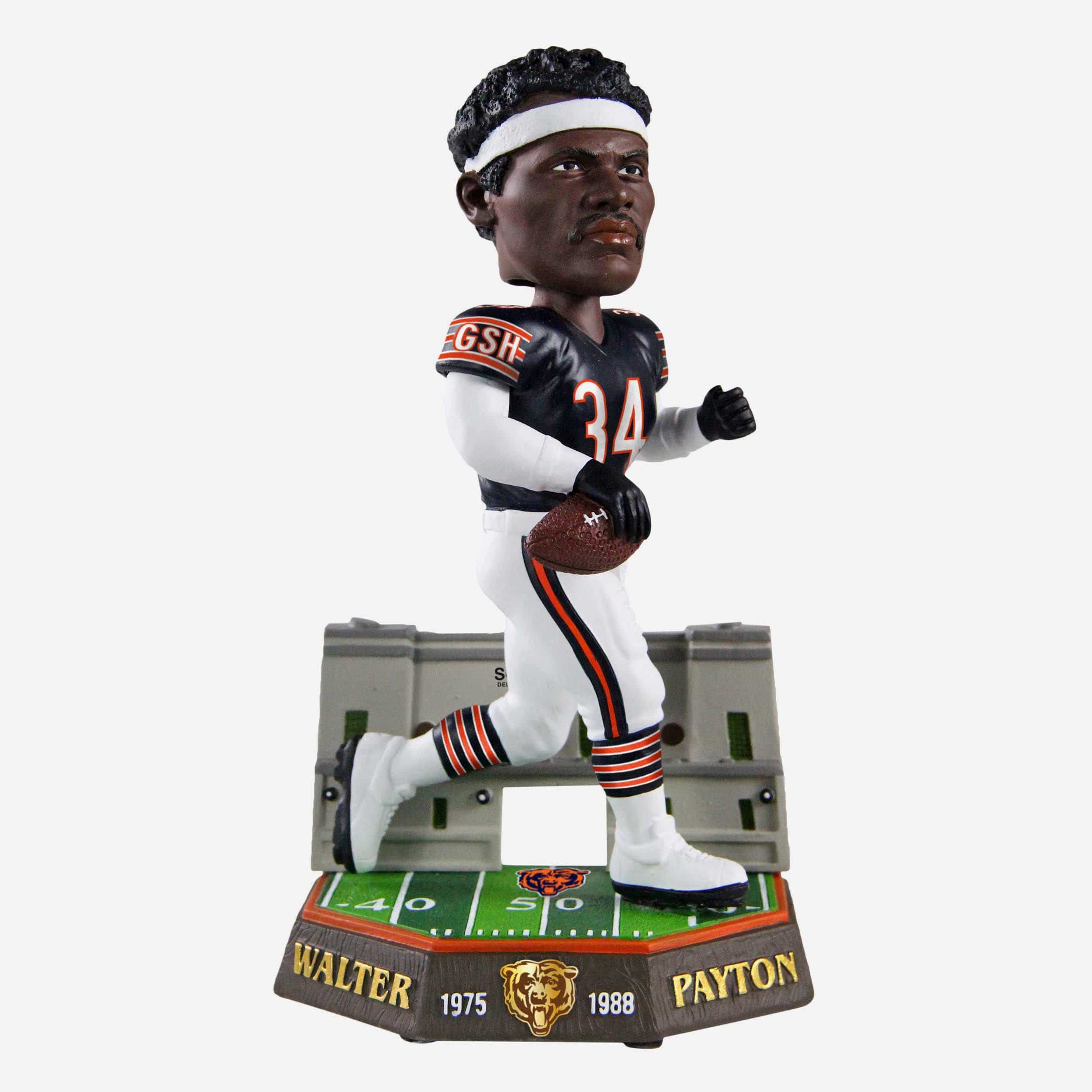 Walter Payton Chicago Bears NFL 100 Blue Jersey Gold Base Bobblehead NFL at  's Sports Collectibles Store