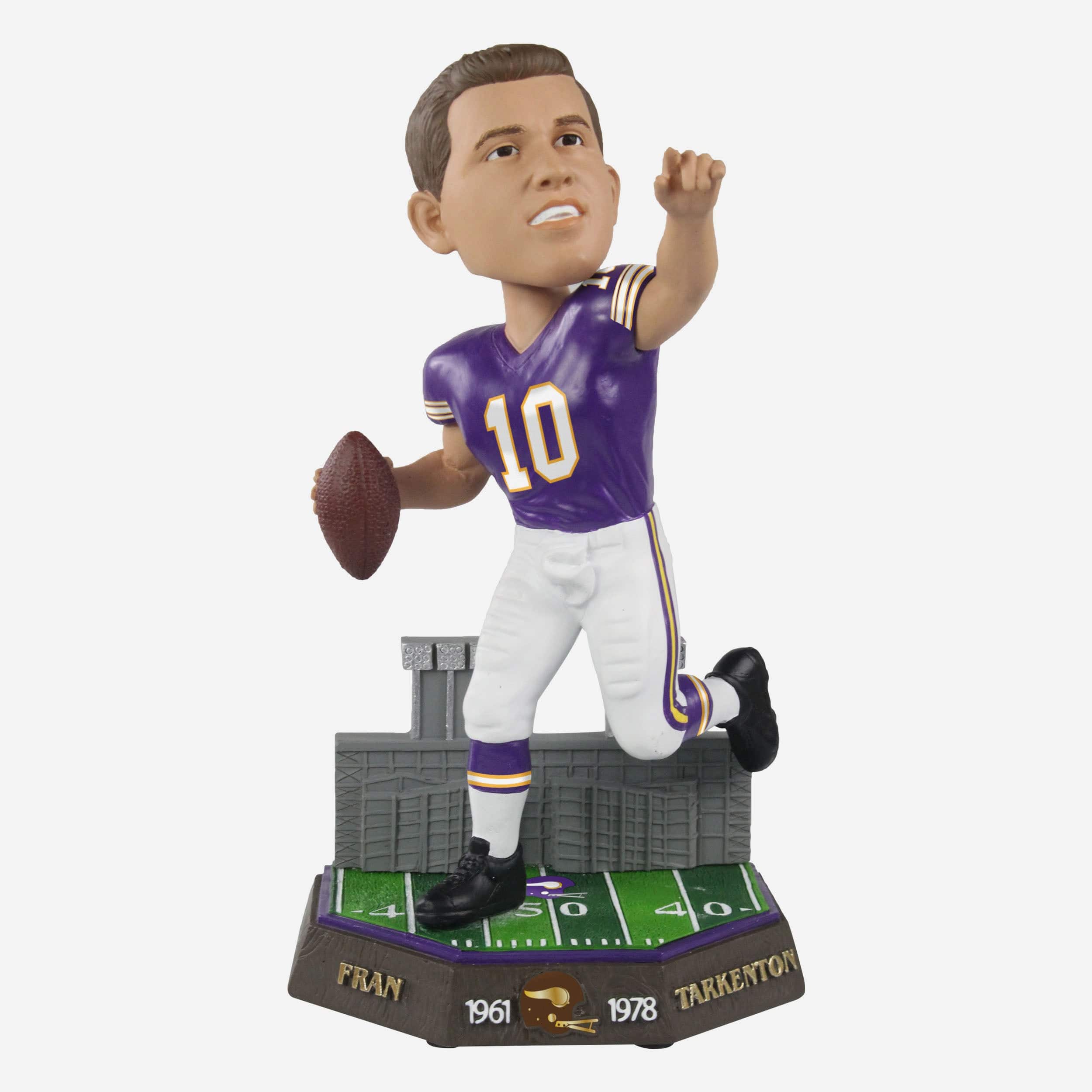 Fran Tarkenton Minnesota Vikings Retired Pro Gate Series Bobblehead FOCO