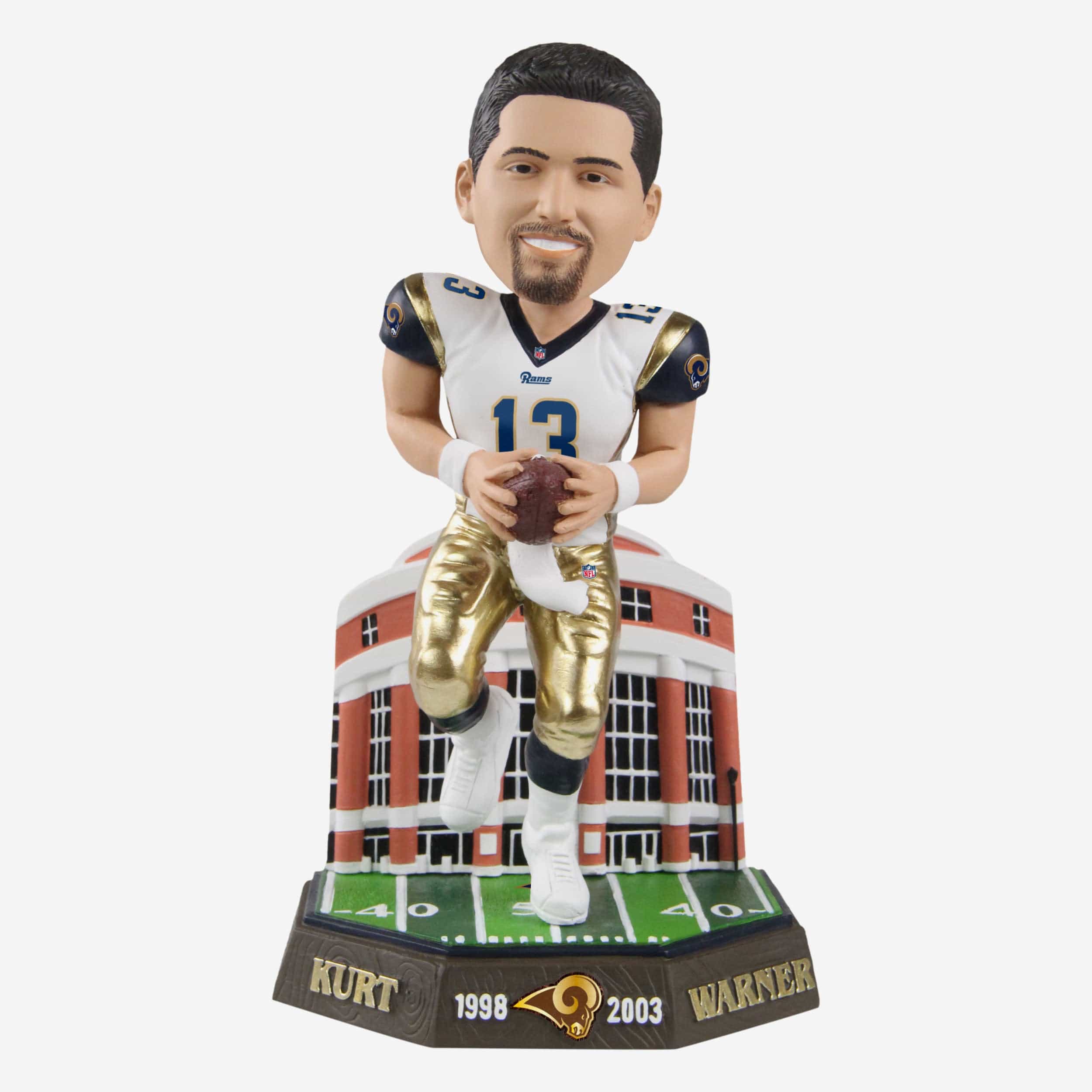 Kurt Warner NFL Play Makers Bobblehead Upper Deck St. Louis Rams