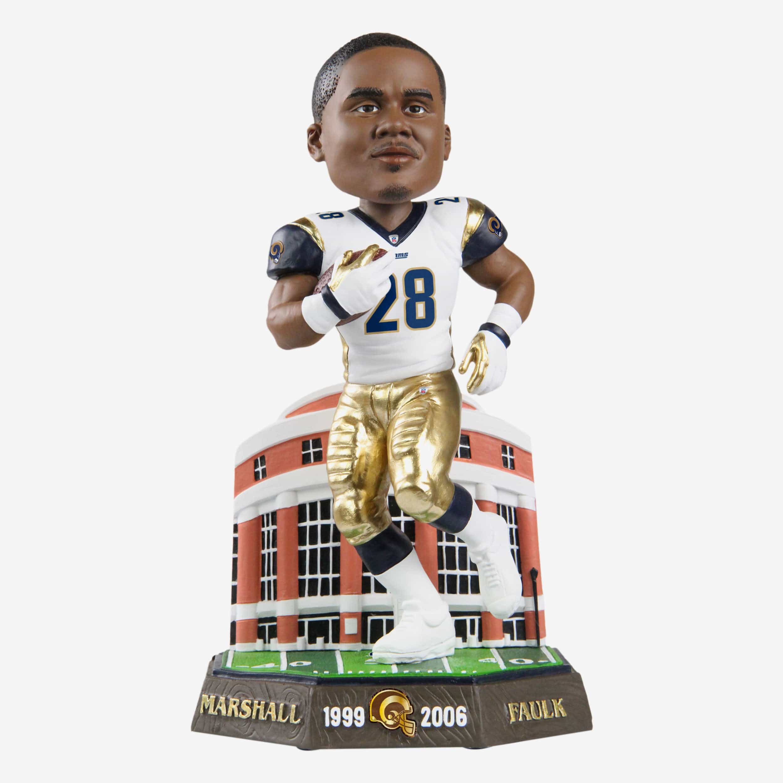 Marshall Faulk 28 Rams Limited Edition Bobblehead — BobblesGalore