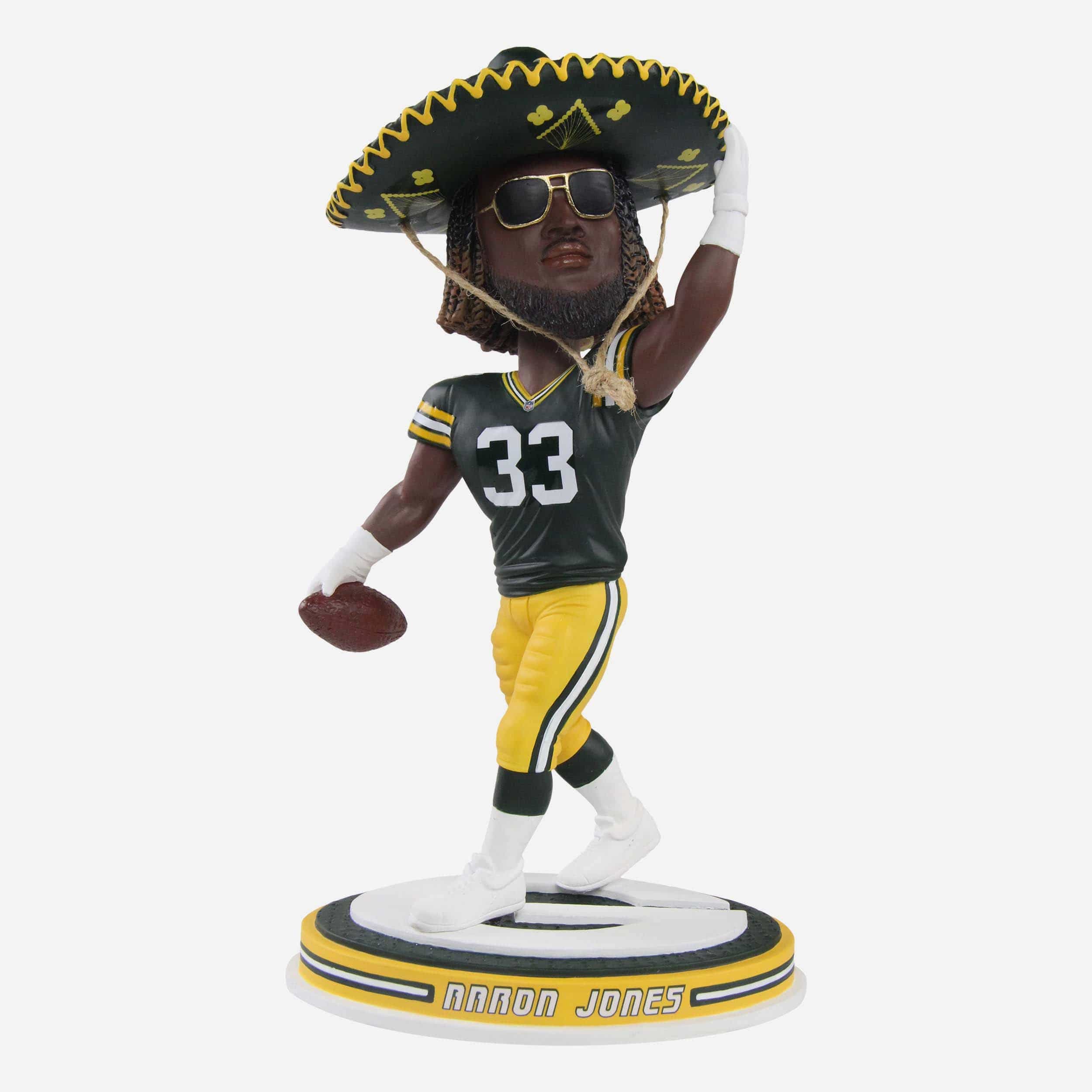 Aaron Jones Green Bay Packers Sombrero Sticker for Sale by