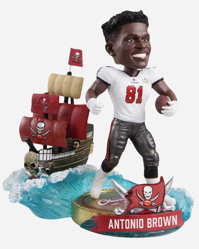 Antonio Brown Tampa Bay Buccaneers To The Ship For The Ship Bobblehead FOCO - FOCO.com