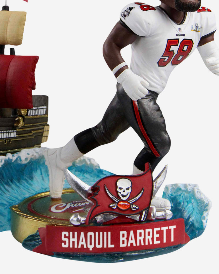 Shaquil Barrett Tampa Bay Buccaneers To The Ship For The Ship Bobblehead FOCO - FOCO.com