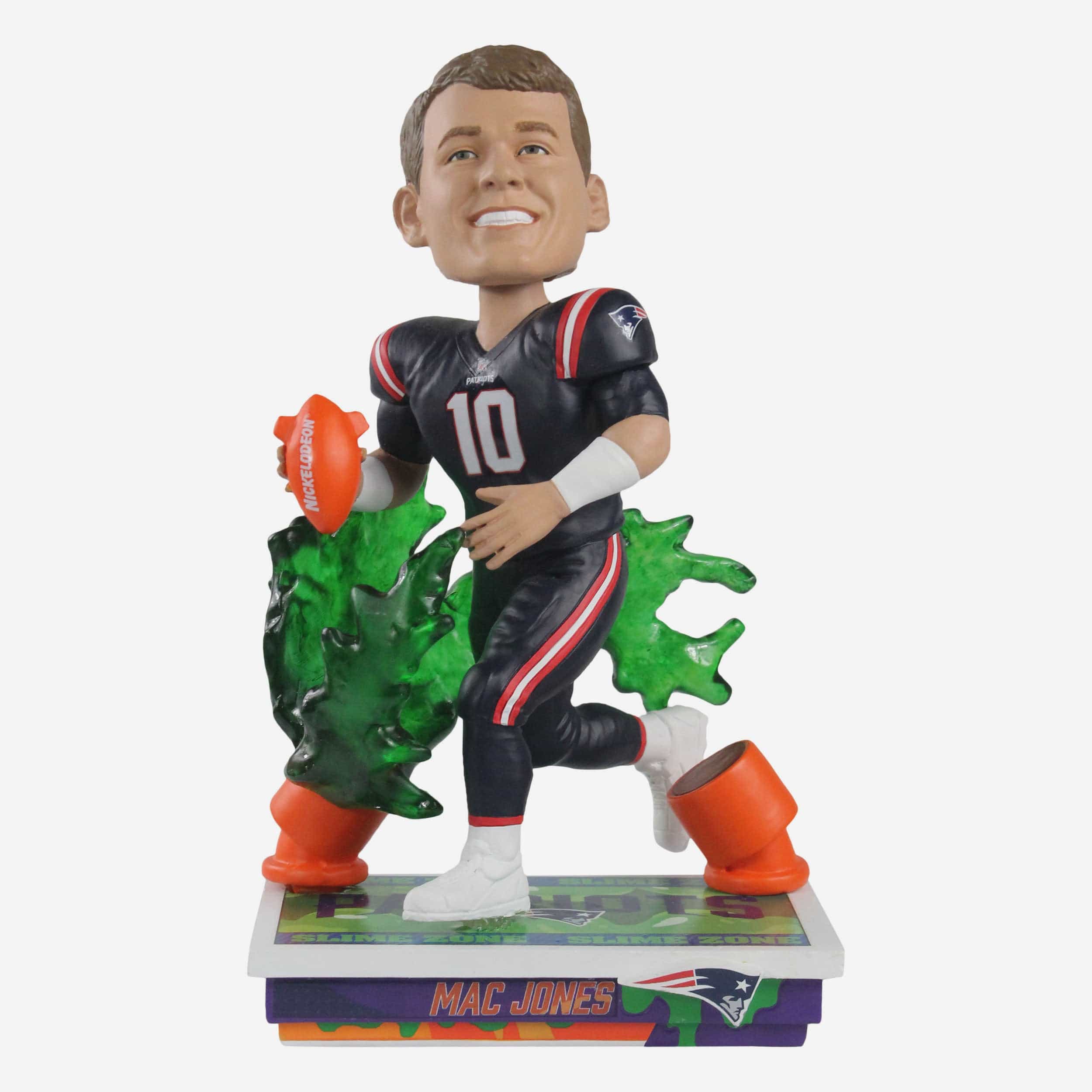 FOCO store NFL Mac Jones New England Patriots 2021 Draft Pick Bobblehead Exclusive LE