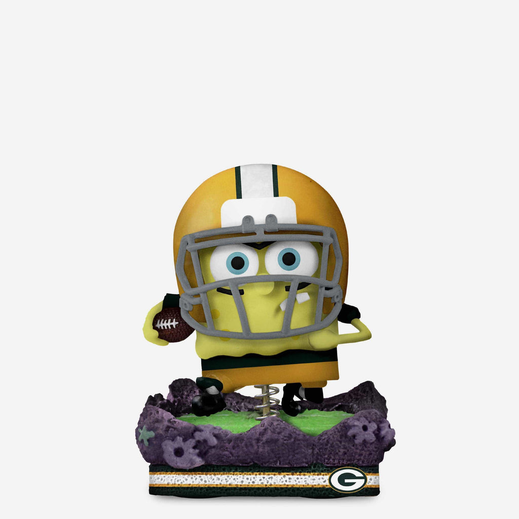 Green Bay Packers SpongeBob SquarePants Gridiron Great Bobblehead FOCO