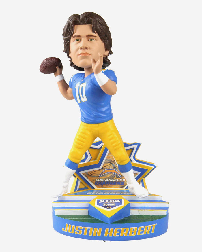 Justin Herbert Los Angeles Chargers Star Rookie Base Bobblehead FOCO - FOCO.com