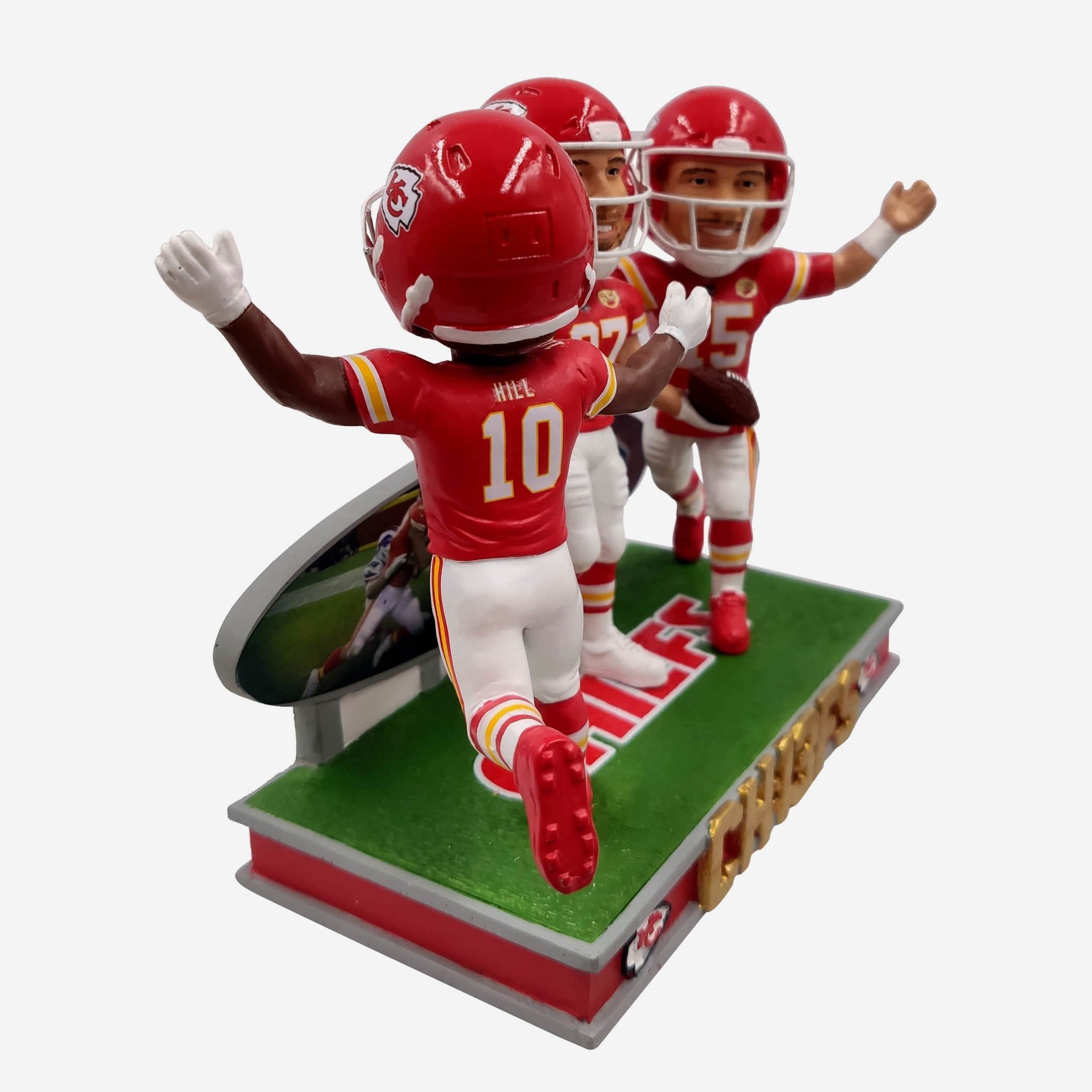 Kansas City Chiefs Ring Around The Rosie Spinner Mini Bobblehead Scene FOCO