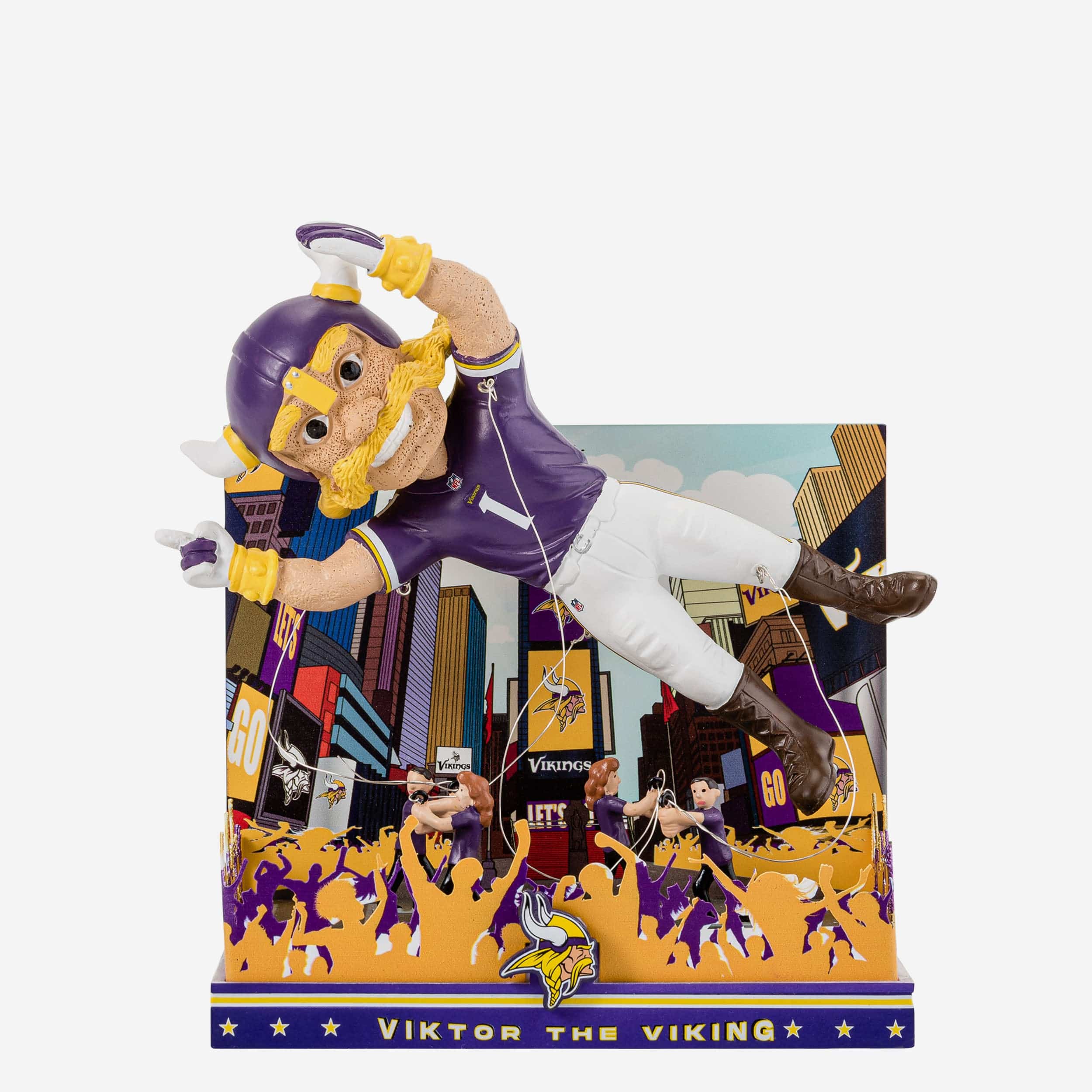 Viktor The Viking Minnesota Vikings Thanksgiving Mascot Bobblehead Officially Licensed by NFL