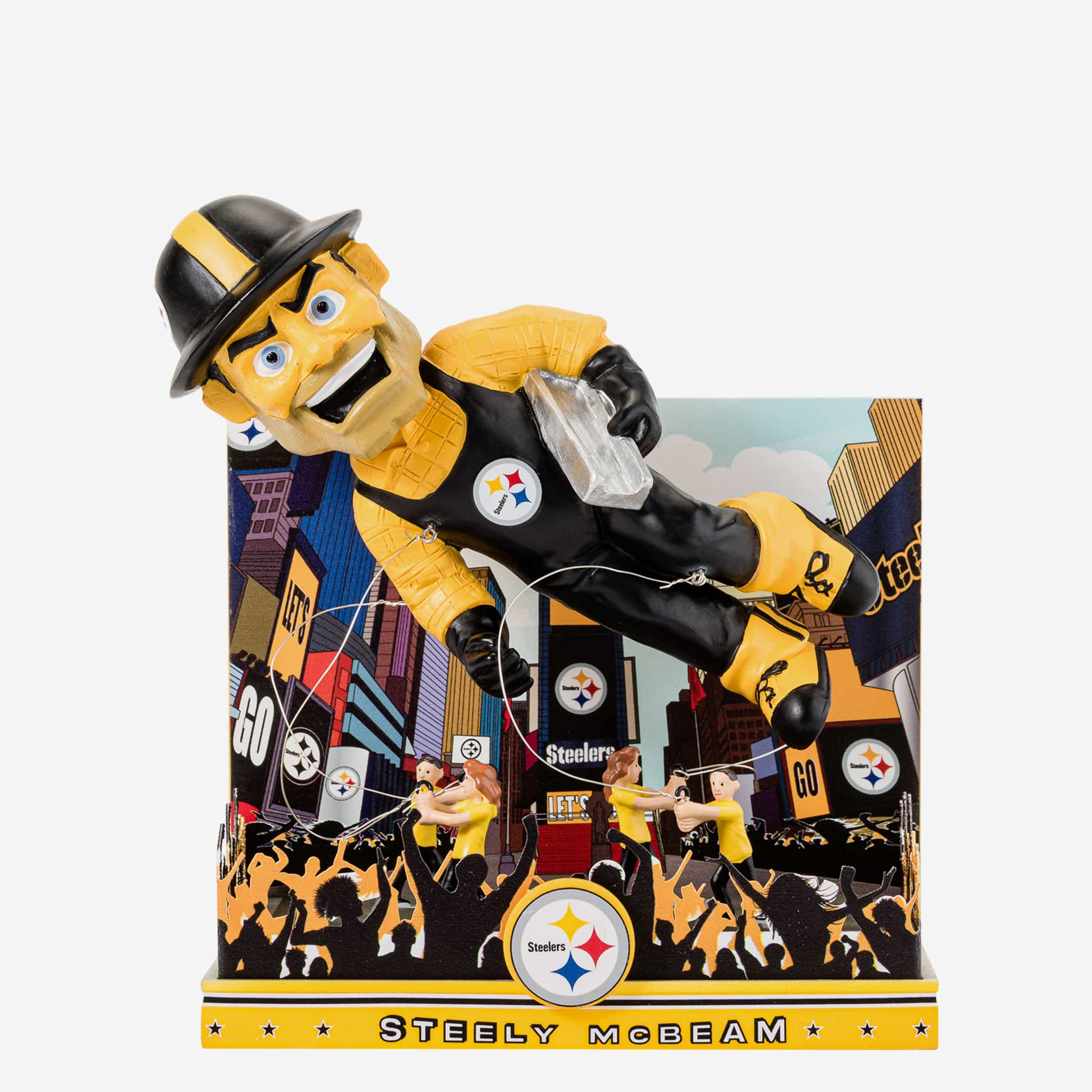 Steely McBean (Pittsburgh Steelers) 12 NFL Mascot Figurine by