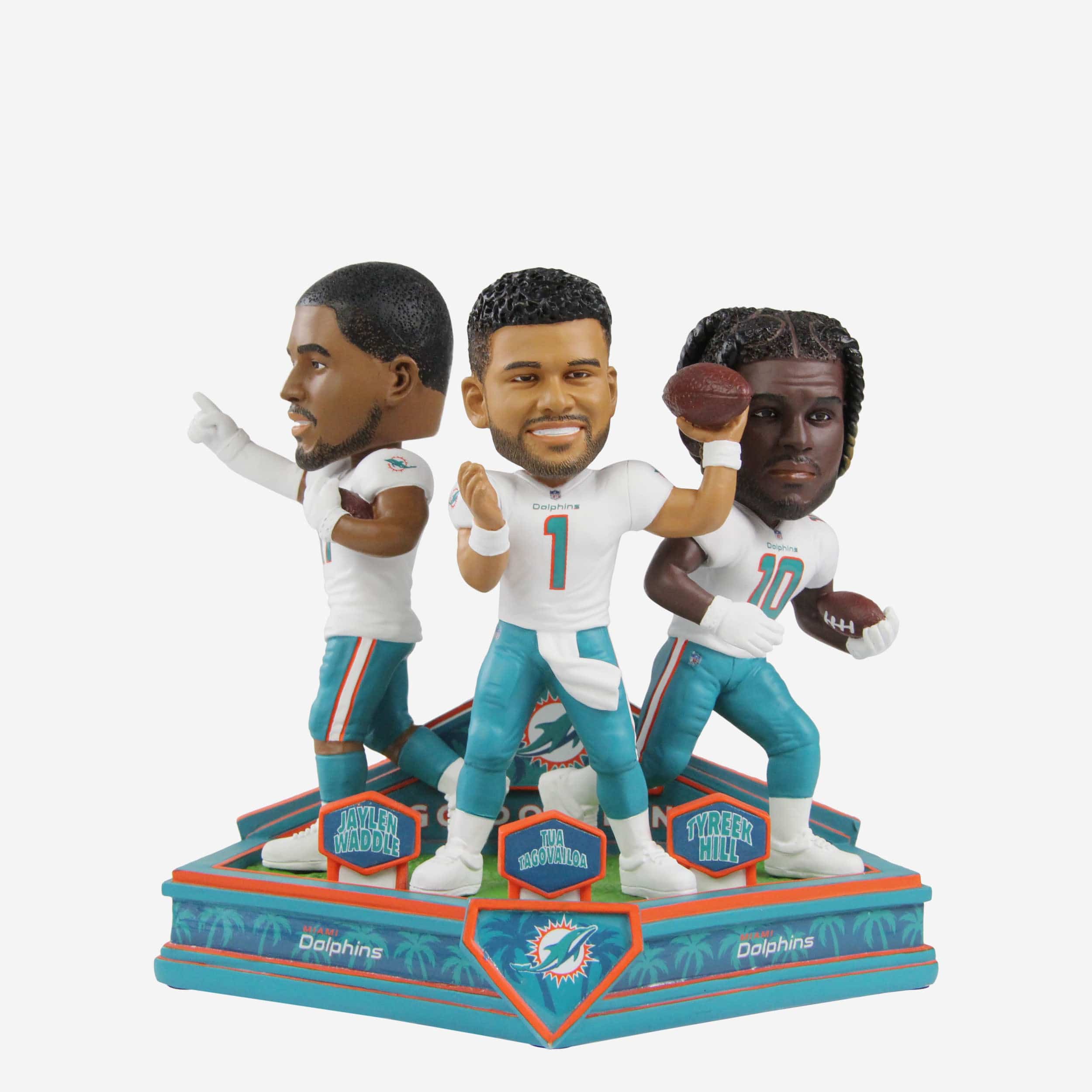 Tua Tagovailoa & Tyreek Hill & Jaylen Waddle Miami Dolphins Epic Comeb FOCO