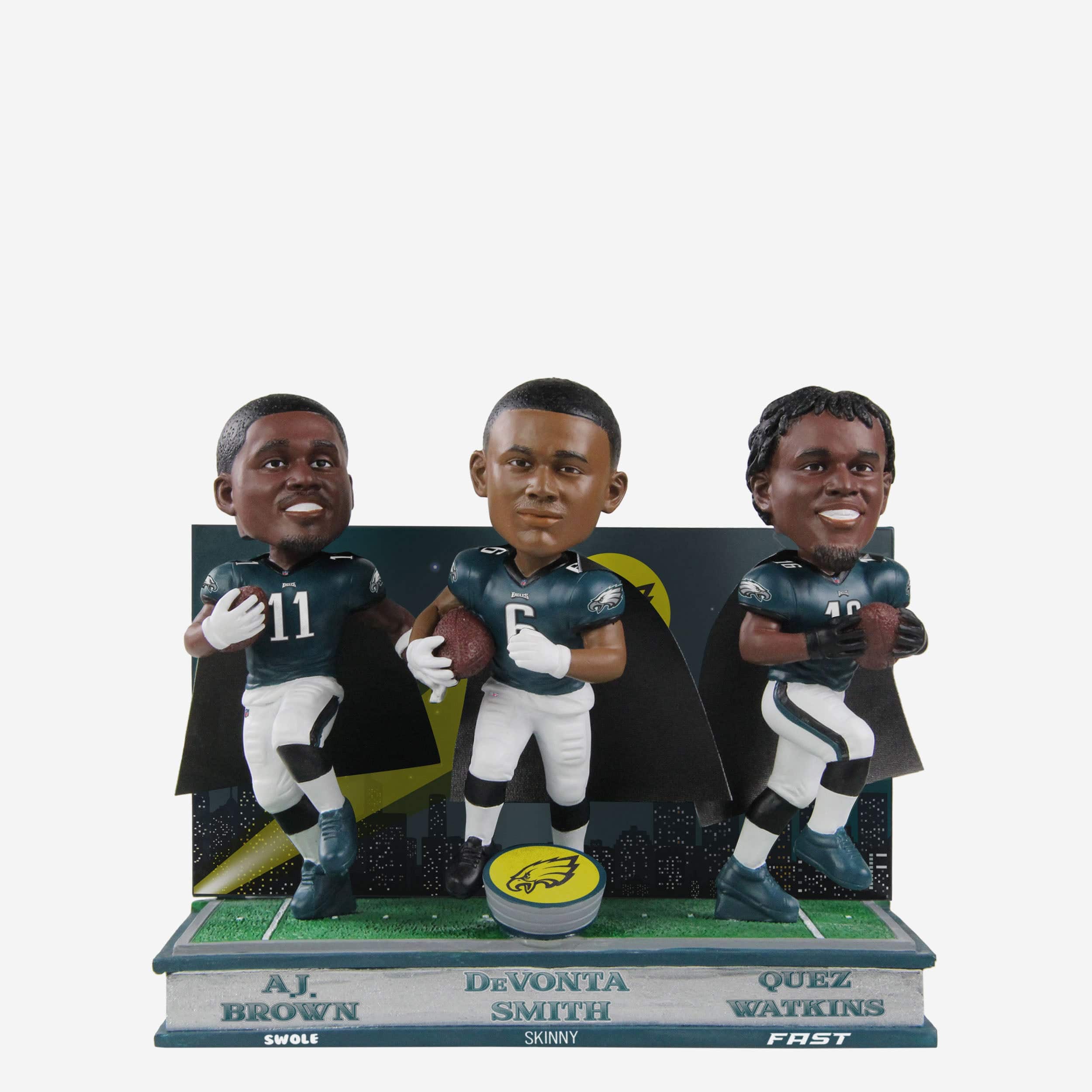 Official deVonta Smith, A.J. Brown Quez Watkins The Eagles Heroes