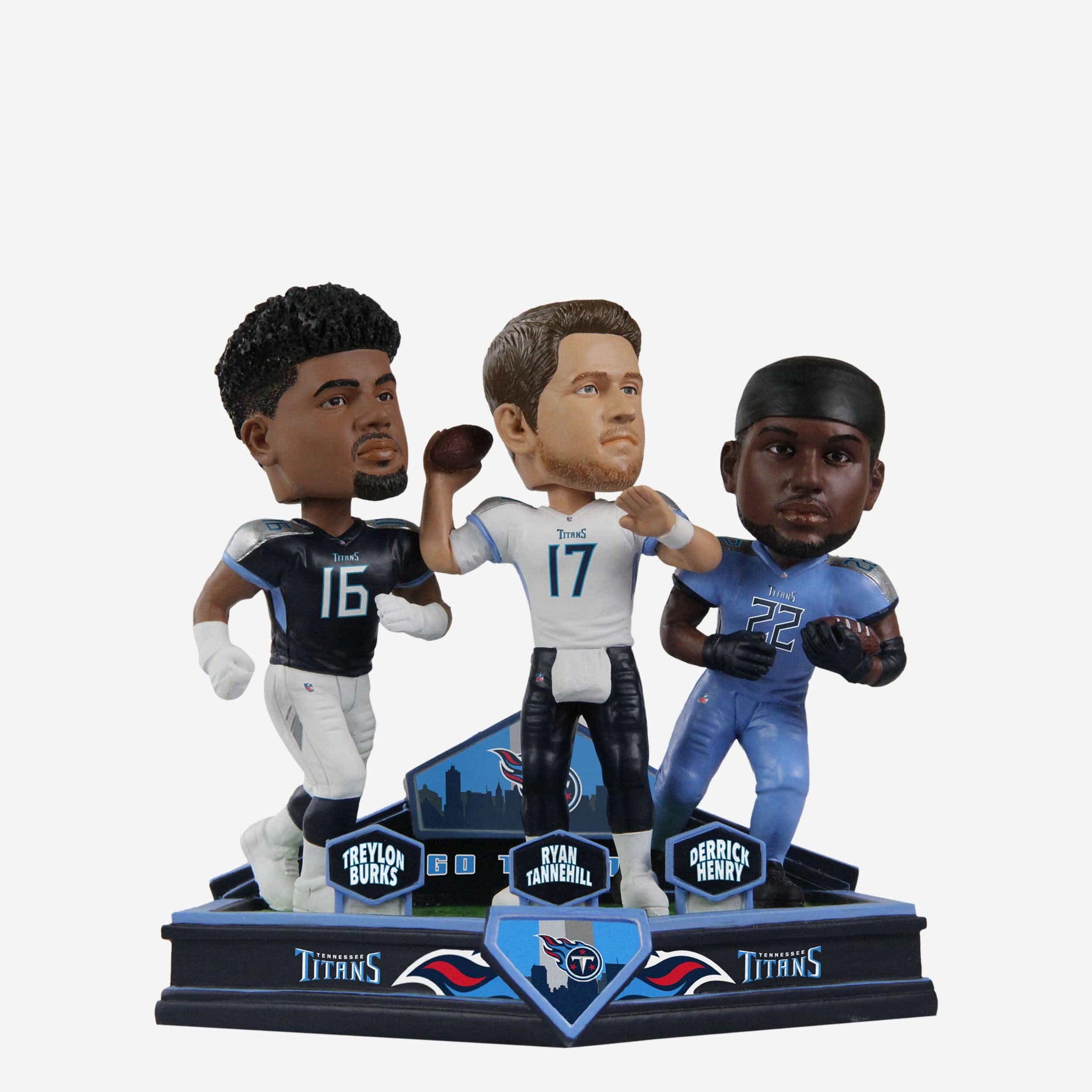 Ryan Tannehill & Derrick Henry & Treylon Burks Tennessee Titans Triple FOCO